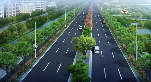 海战馆路北延线市政工程效果图.(央广网发)