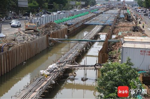 问政海南 海口龙昆北路 龙昆沟项目段 为何积水严重 项目方 三方面原因所致